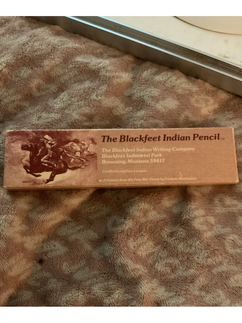 Box of 12 Blackfeet Indian Pencil Medium Soft No. 2 Original Box Pre-Sharpened